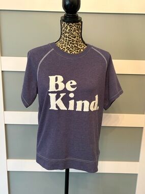 Grayson Threads Blue/Purple "Be Kind" Short Sleeve Sweatshirt